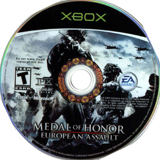 Medal of Honor European Assault media 4 for Xbox